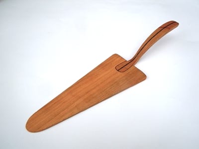 Tortenheber, Kuchenschaufel Holz