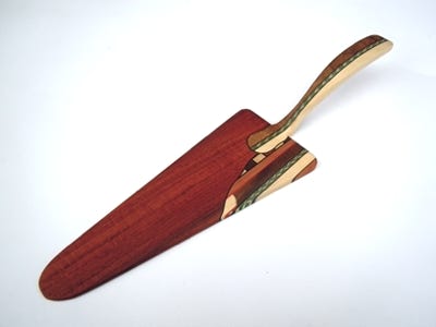 Tortenheber, Kuchenschaufel Holz