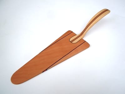 Tortenheber, Kuchenschaufel Holz
