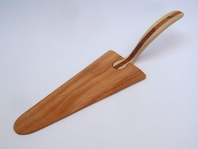 Tortenheber, Kuchenschaufel Holz