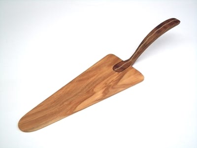 Tortenheber, Kuchenschaufel Holz