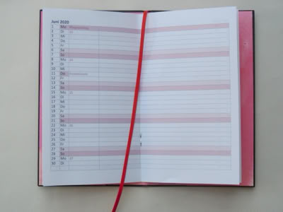 Kalender, Terminplaner Holz