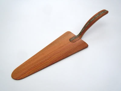 Tortenheber, Kuchenschaufel Holz