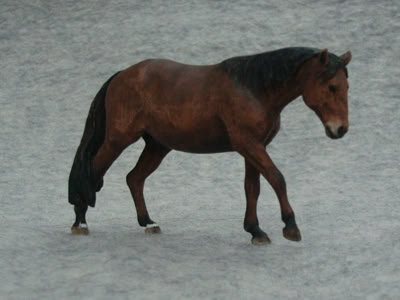 handgeschnitztes Pferd Holz