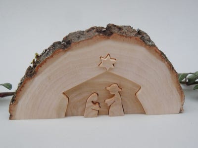 Krippe klein Holz