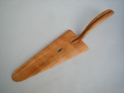 Tortenheber, Kuchenschaufel Holz