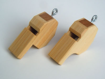 Trillferpfeife, Pfeife, Schüsselanhänger Holz