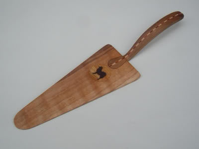 Tortenheber, Kuchenschaufel Holz