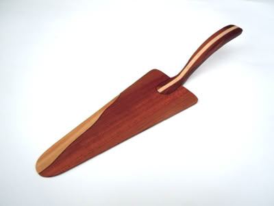 Tortenheber, Kuchenschaufel Holz