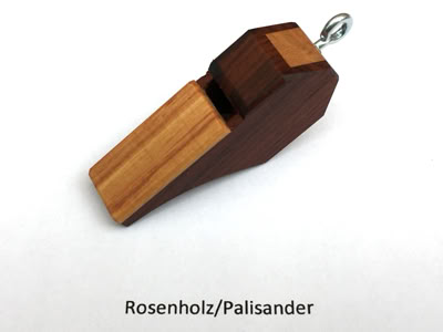 Trillferpfeife, Pfeife, Schüsselanhänger Holz