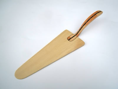 Tortenheber, Kuchenschaufel Holz