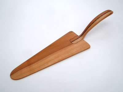 Tortenheber, Kuchenschaufel Holz