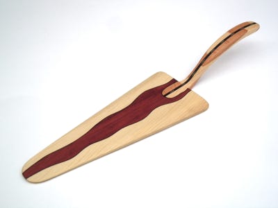 Tortenheber, Kuchenschaufel Holz