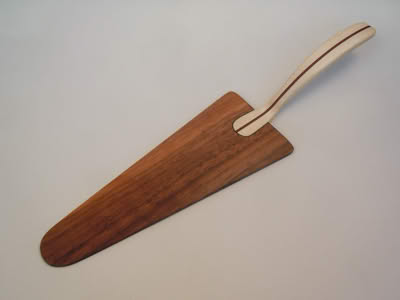 Tortenheber, Kuchenschaufel Holz