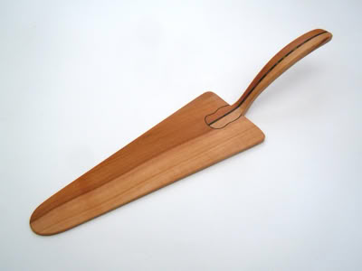 Tortenheber, Kuchenschaufel Holz