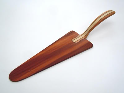 Tortenheber, Kuchenschaufel Holz