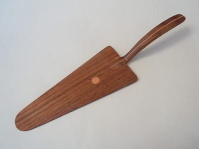 Tortenheber, Kuchenschaufel Holz
